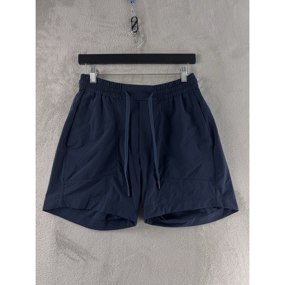 Lululemon Bowline Ripstop Shorts Mens Size Small Blue Performance Athletic